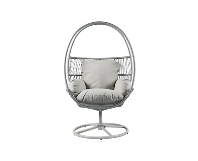 sumyeg Outdoor Wicker Swivel Lounge Chair
