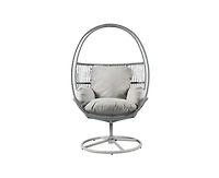 sumyeg Outdoor Wicker Swivel Lounge Chair