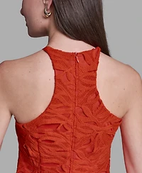 Bcbg Women's Lace Halter Neck Sheath Dress