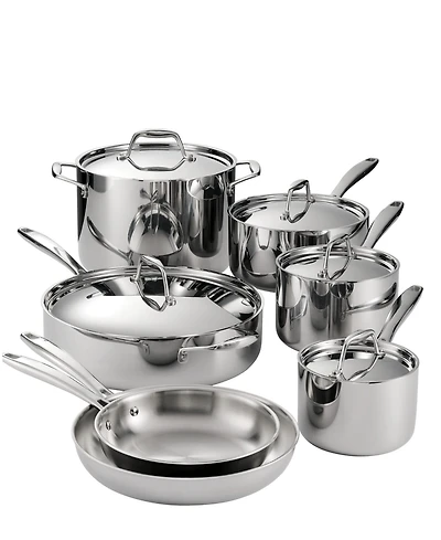 Tramontina Gourmet Tri-Ply Clad 12 Pc Cookware Set