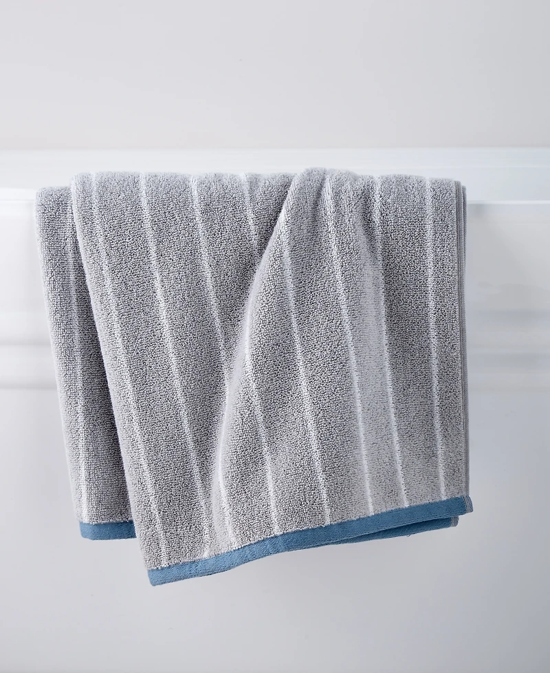 Arch Studio Quick Dry Striped Bath Towel, Macy's Exclusive