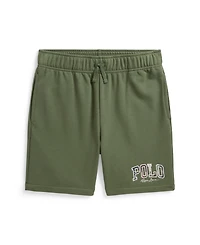 Polo Ralph Lauren Boys' 8-20 Madras-Logo French Terry Shorts