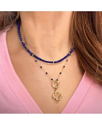 The Lovery Lapis Bead Necklace 14K Gold