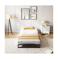 gaomon Twin 6 Inch Metal Platform Bed Frame