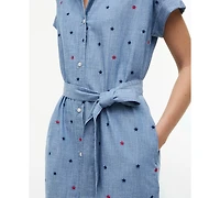 Tommy Hilfiger Women's Star Printed A-Line Dress