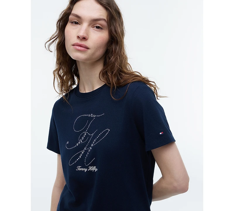 Tommy Hilfiger Women's Short-Sleeve Crewneck T-Shirt