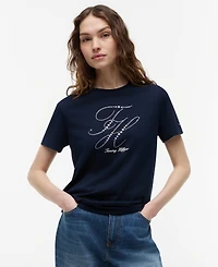 Tommy Hilfiger Women's Short-Sleeve Crewneck T-Shirt
