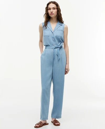 Tommy Hilfiger Women's Chambray Tapered Pants