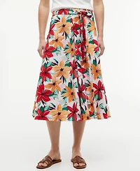 Tommy Hilfiger Women's Belted Midi Skirt