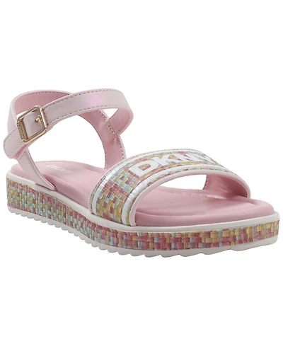 Dkny Girls' Chava Eloise Ankle Strap Flatform Sandals