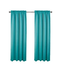 Rt Designers Collection 100% Polyester Twilight Blackout Rod Pocket Curtain Panel