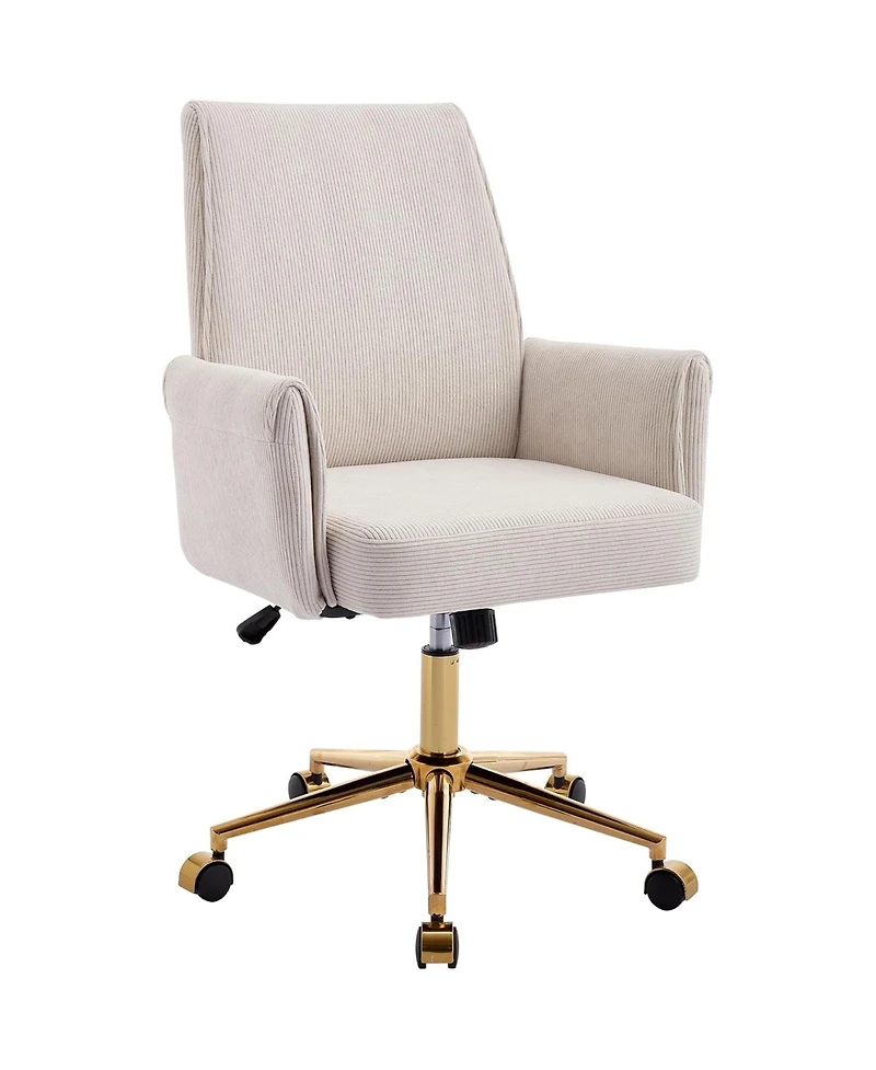 Rainsken Striped Velvet Office Chair