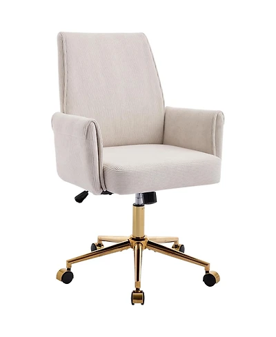 Rainsken Striped Velvet Office Chair