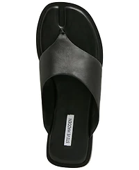 Steve Madden Women's Split Toe Slip-On Flat Sandals