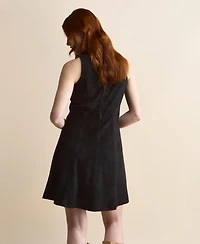 Furniq Uk Women's Suede Dress