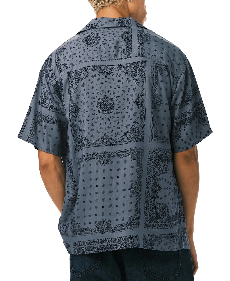 Buffalo David Bitton Men's Sandro Camp Collar Shirt