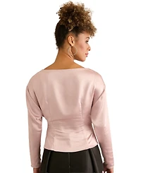 Muse Women's V-Neck Long-Sleeve Top