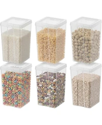 Iris Qt Food Storage Containers with Flip-Top Lid, Stackable Pantry and Kitchen Containers