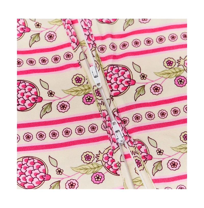 Motette Baby Girl's Pomegranate Soiree Bamboo Sleeper