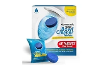 Pursonic Automatic Toilet Bowl Cleaner Tablets Blue Gel Toilet Tank Cleaners, Septic-Safe Hard Water Ring Stain Remover, Smell Eliminator