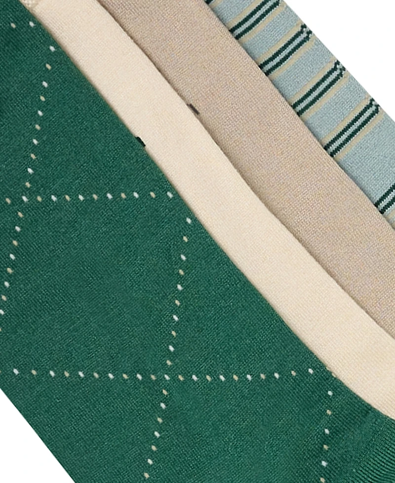 Calvin Klein Men's 4-Pack Crew Dress Socks