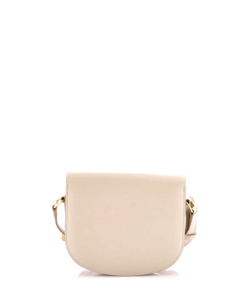 Pre-Owned Celine Triomphe Besace Clea Flap Bag Leather