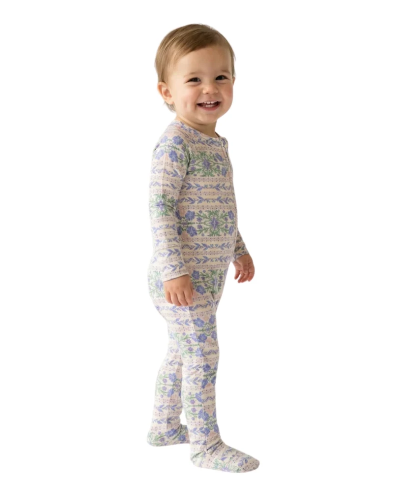 Motette Baby Girl's Spring Cascade Bamboo Sleeper