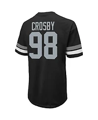 Majestic Threads Men's Maxx Crosby Black Las Vegas Raiders Name Number Oversize Fit T-Shirt