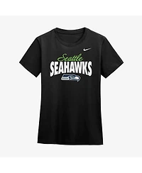Nike Women's Black Seattle Seahawks Club T-Shirt