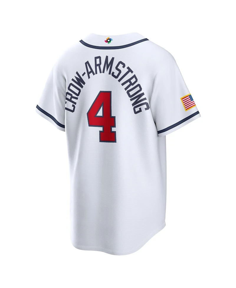Nike Men's Pete Crow-Armstrong White Usa Baseball 2026 World Classic Home Stadium Jersey