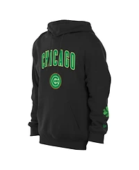 New Era Men's Black Chicago Cubs 2026 St. Patrick's Day Fleece Hoodie