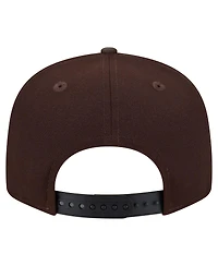 New Era Men's Dark Brown Green Bay Packers Burnt Wood Camo 9FIFTY Snapback Hat