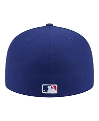 New Era Men's Royal Texas Rangers City Patch 59FIFTY Fitted Hat