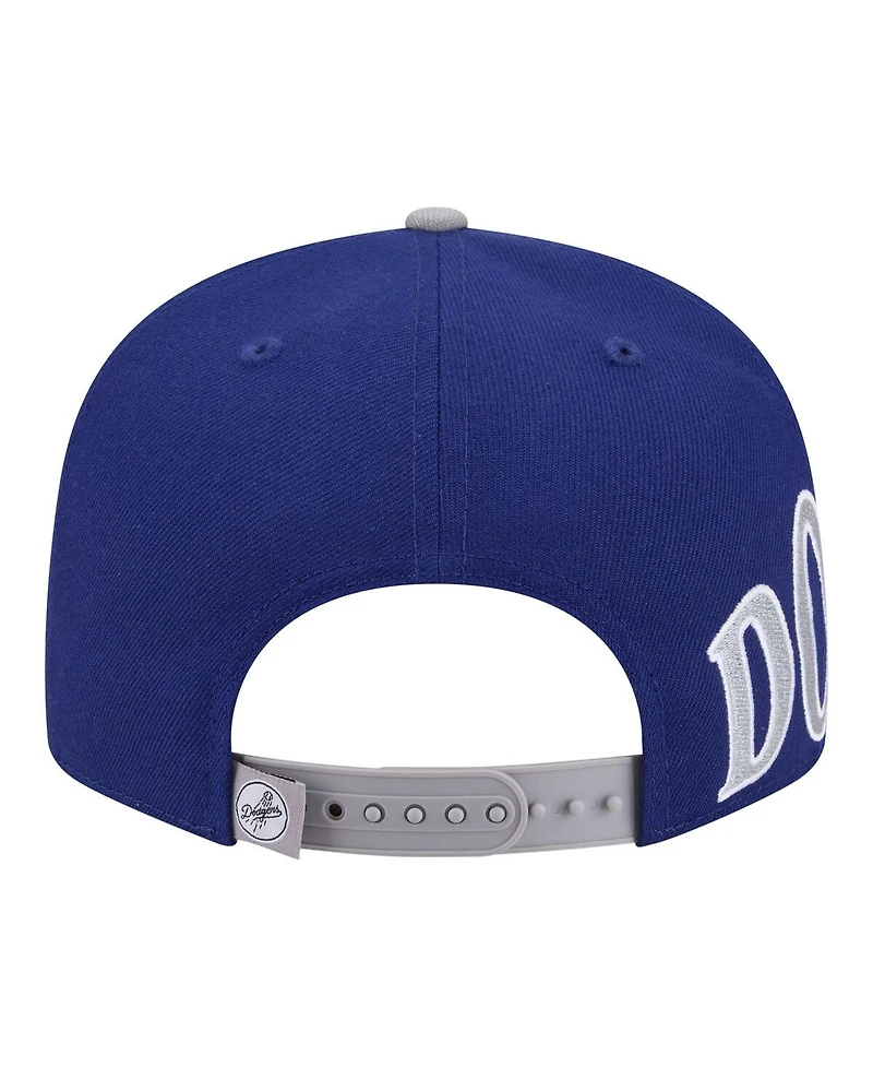 New Era Men's Royal/Gray Los Angeles Dodgers Stretched Two-Tone 9FIFTY Adjustable Hat