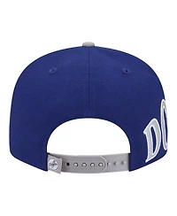 New Era Men's Royal/Gray Los Angeles Dodgers Stretched Two-Tone 9FIFTY Adjustable Hat