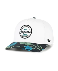 '47 Brand Men's White/Black Jacksonville Jaguars Beach Side Hitch Adjustable Hat
