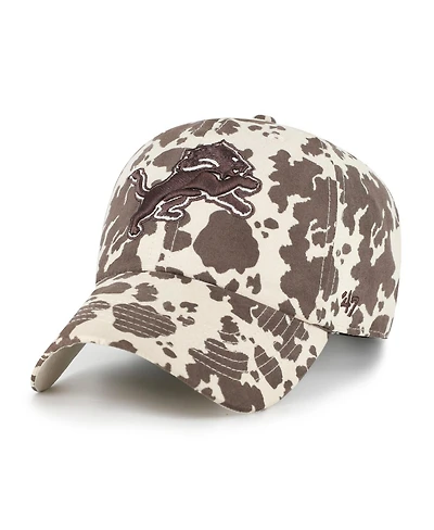 47 Brand Women's Natural Detroit Lions Bessie Clean Up Adjustable Hat