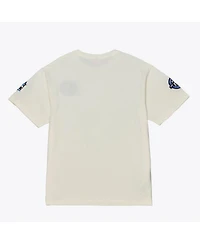 Mitchell & Ness Men's Cream Orlando Magic Hardwood Classics Chainstitch Premium T-Shirt