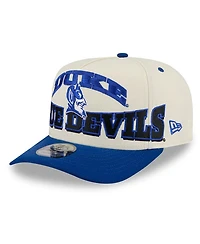 New Era Men's Cream/Royal Duke Blue Devils March Madness Historic Collection 9FIFTY A-Frame Snapback Hat