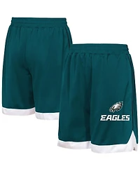 Outerstuff Big Boys and Girls Midnight Green Philadelphia Eagles All Star Mesh Shorts
