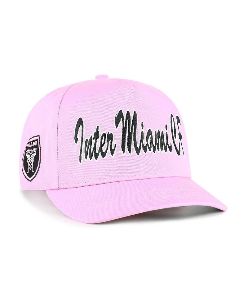 '47 Brand Men's Pink Inter Miami Cf Brushmark Hitch Adjustable Hat