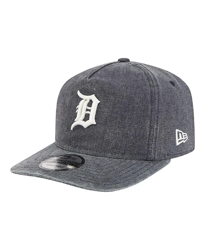 New Era Men's Navy Heather Detroit Tigers Denim Classic 19TWENTY Adjustable Hat
