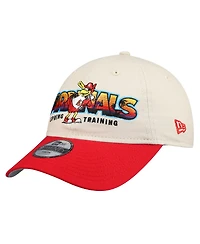 New Era Big Boys and Girls Stone/Red St. Louis Cardinals 2026 Spring Training Fan Pack Batter 9TWENTY Adjustable Hat