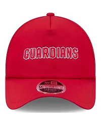 New Era Men's Red Cleveland Guardians 2026 Batting Practice Alternate Apex 9FORTY Adjustable Hat