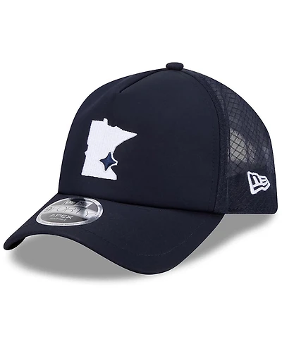 New Era Men's Navy Minnesota Twins 2026 Batting Practice Alternate Apex 9FORTY Adjustable Hat