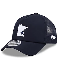 New Era Men's Navy Minnesota Twins 2026 Batting Practice Alternate Apex 9FORTY Adjustable Hat