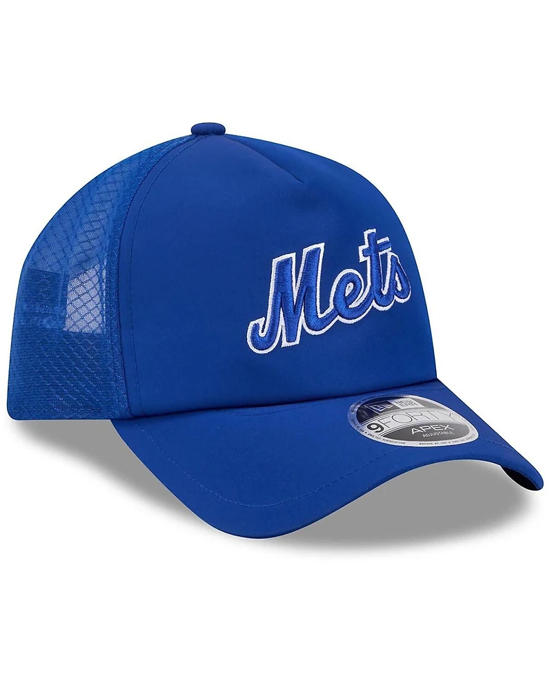New Era Men's Royal New York Mets 2026 Batting Practice Alternate Apex 9FORTY Adjustable Hat