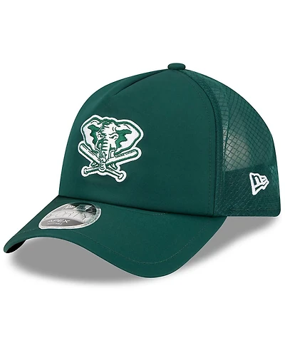 New Era Men's Green Athletics 2026 Batting Practice Alternate Apex 9FORTY Adjustable Hat