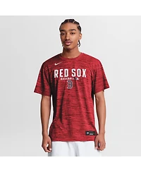 Nike Men's Red Boston Sox Authentic Collection Velocity Dri-fit T-Shirt