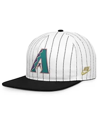 Nike Men's White/Black Arizona Diamondbacks Cooperstown Collection Pro Adjustable Hat